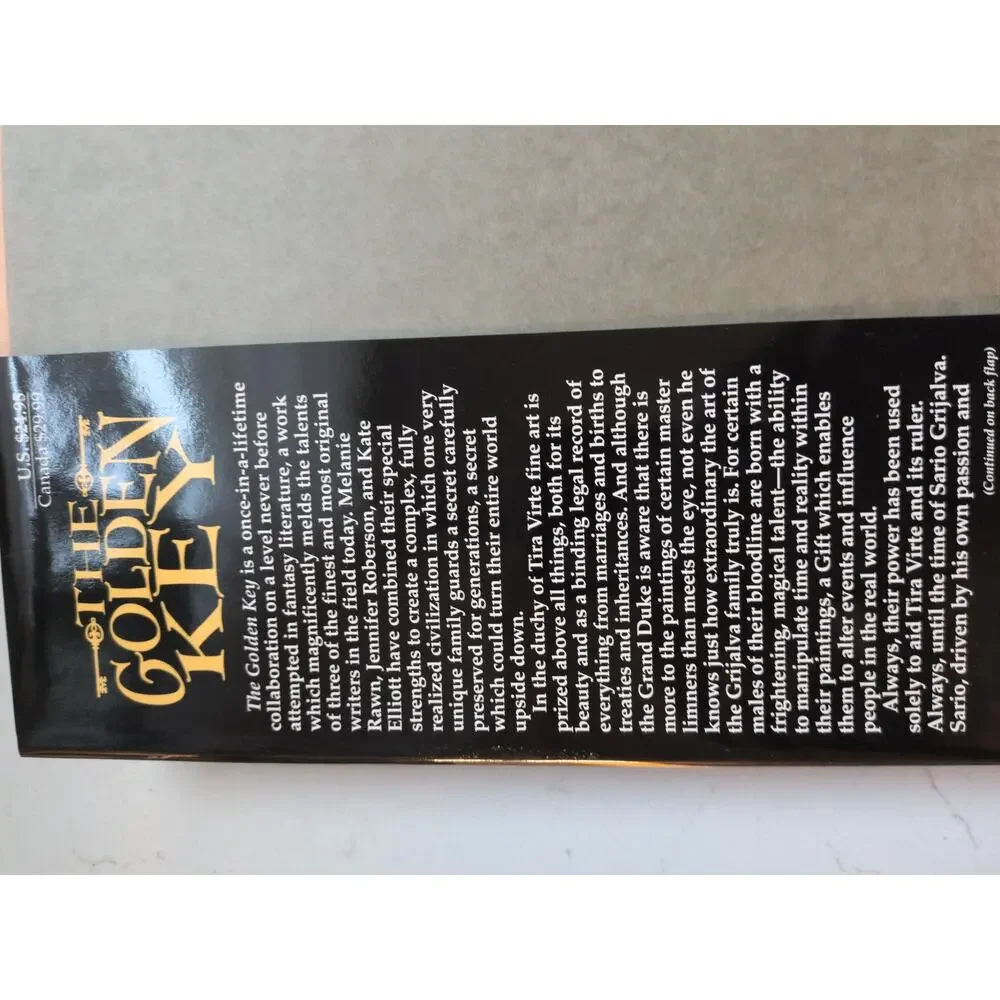 The Golden Key Melanie Rawn Jennifer Roberson Kate Elliott Hardcover Fantasy